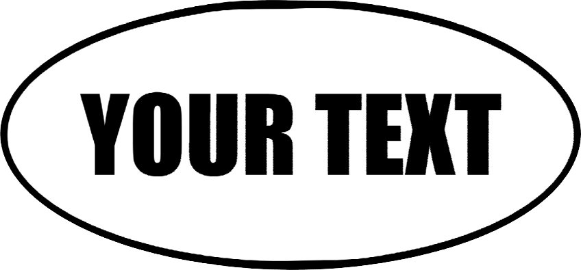 Euro Sticker, Your Text Here